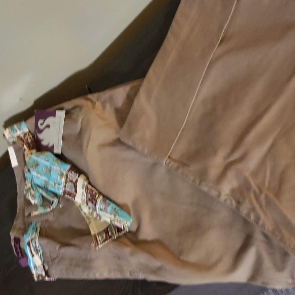 New wide leg cropped pants